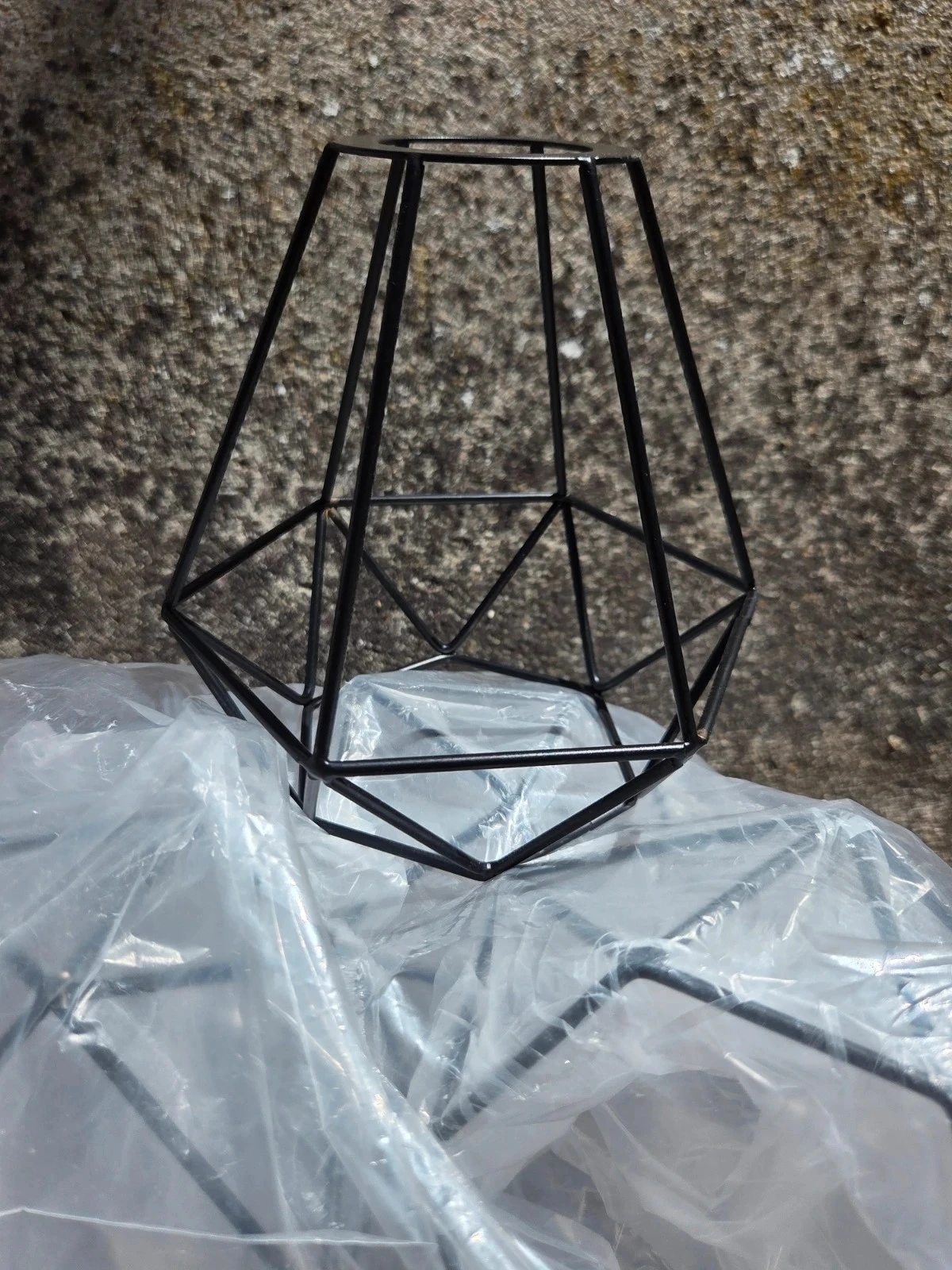 💜Décoration Éclairage Abat-Jour Acier Noir